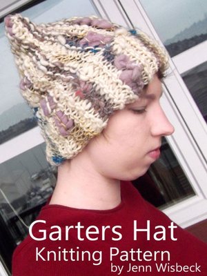 cover image of Garter Hat Knitting Pattern